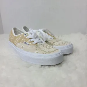 Vans Peace Paisley VN0A5KRDATI Women' Shoes Size 6.5 Beige Skate Sneaker Shoes