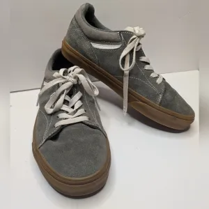 Vans Pewter Gum Gray Seldan Suede Low Pro Mens Sneakers Size 6.5