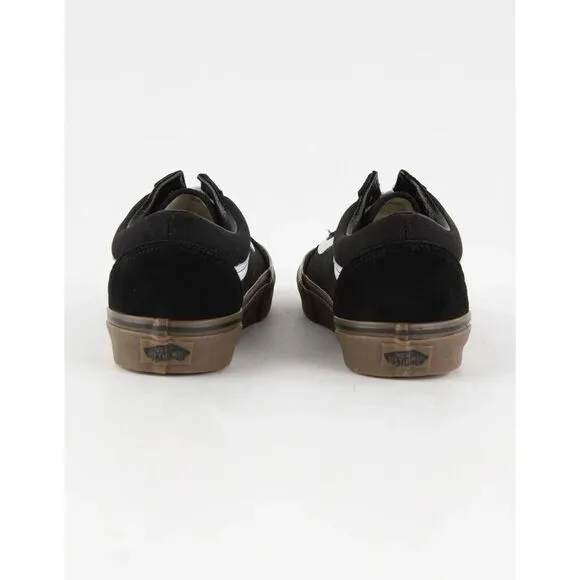 Vans Shoes Mens 8 Black Old Skool Gum GumSole 90's Skate Sneakers Y2K NEW‎