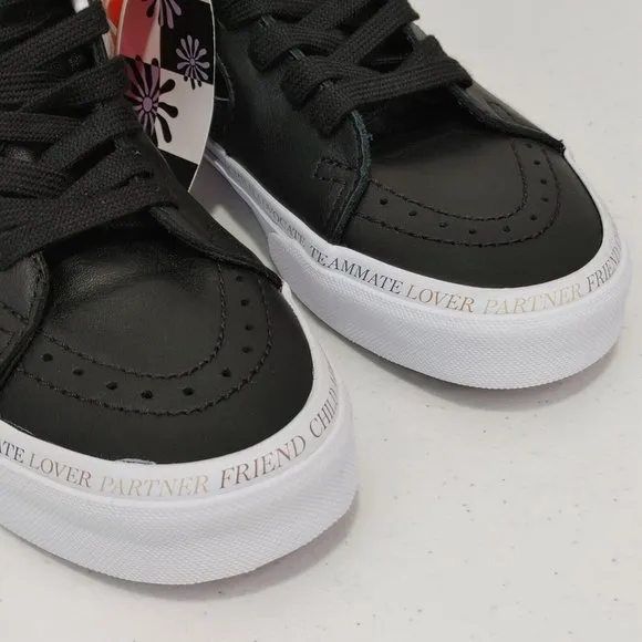 Vans SK8 Hi &quot;Divine Energy&quot; Classic Skate Leather Shoes Women's Size 6