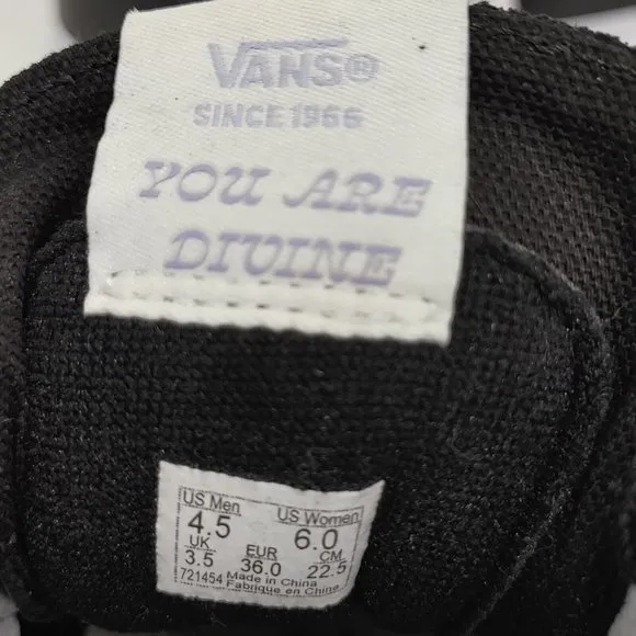 Vans SK8 Hi &quot;Divine Energy&quot; Classic Skate Leather Shoes Women's Size 6