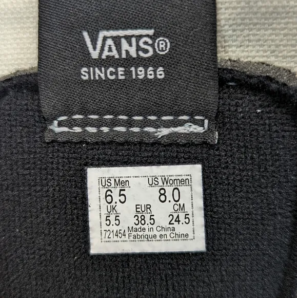 Vans SK8-Hi Bolt Liquify Black Blue Casual Fashion High top shoes size Women's 8