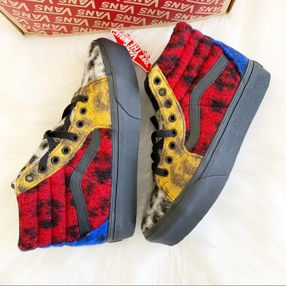 VANS Sk8 Hi Platform 2 Leopard Multi Colored