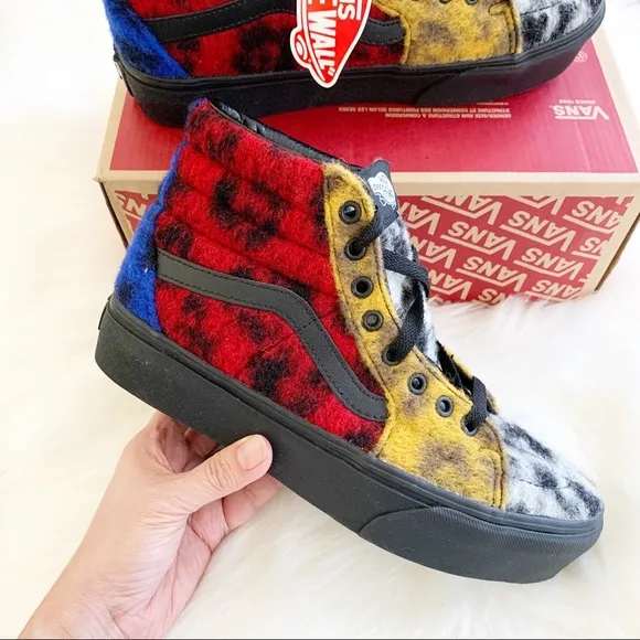 VANS Sk8 Hi Platform 2 Leopard Multi Colored