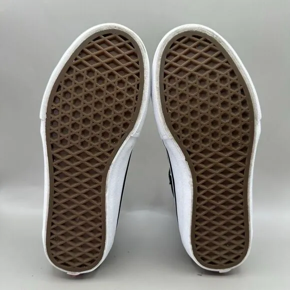 Vans Sk8-Hi Pro Classics Skate Shoes Sneakers Black/White Suede Mens Size 4.5