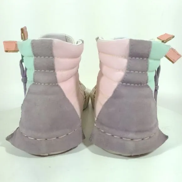 Vans Sk8-Hi Reissue CAP Pastel Skate Shoes Color Block High Top Zip Womens 8.5