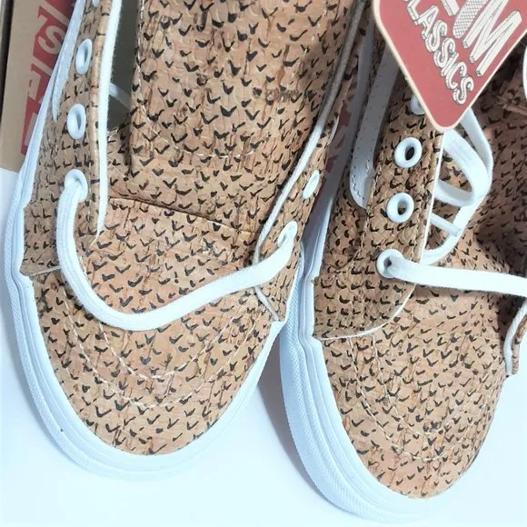 🆕Vans Sk8-Hi Slim Embossed Cork Shoes 6.5 W | 5 M High Tops
