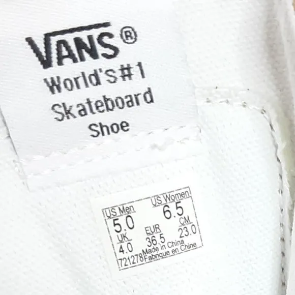 🆕Vans Sk8-Hi Slim Embossed Cork Shoes 6.5 W | 5 M High Tops