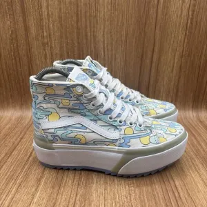 Vans Sk8-Hi Tapered UV Ink Sunwaves Platform Women's Shoes Size 5.5 Sneakers