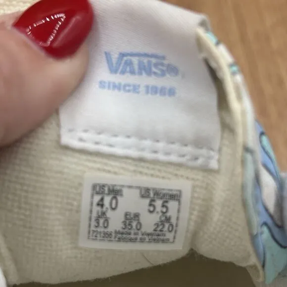 Vans Sk8-Hi Tapered UV Ink Sunwaves Platform Women's Shoes Size 5.5 Sneakers