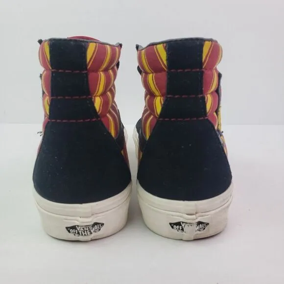 Vans Sk8- Hi x Harry Potter Gryffindor Womens Sz 9 Mens Sz 7.5 Skate Shoes