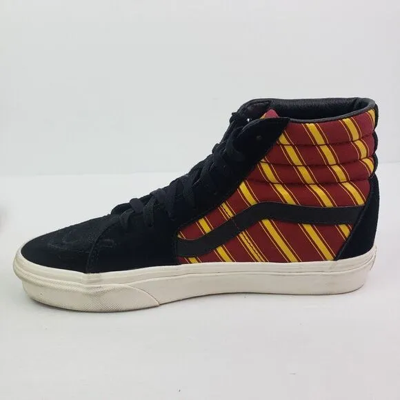 Vans Sk8- Hi x Harry Potter Gryffindor Womens Sz 9 Mens Sz 7.5 Skate Shoes