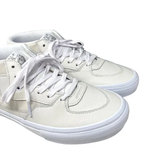 VANS Skate Half Cab Daz Shoes Women's Sneakers Mid Top Leather White VN0A5FCDWWW
