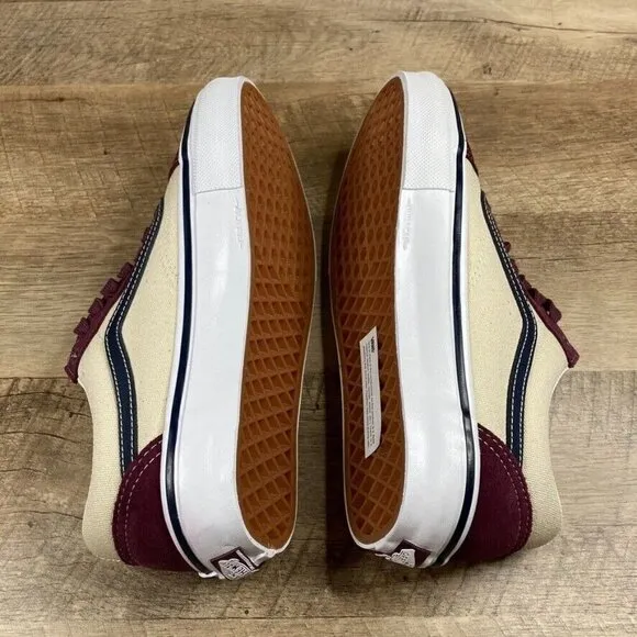 VANS Skate Old Skool Mauve Wine Skate Shoes Sneakers Mens 7 Womens 8.5 NEW