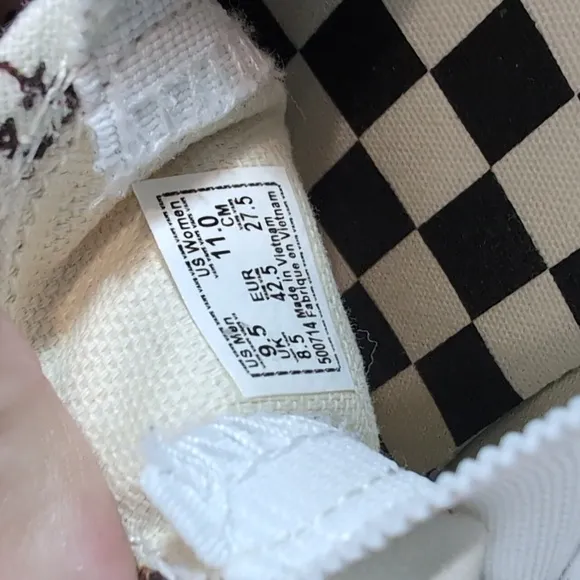 Vans Slip-On Harry Potter Marauders Map Graphic Sneakers Shoes