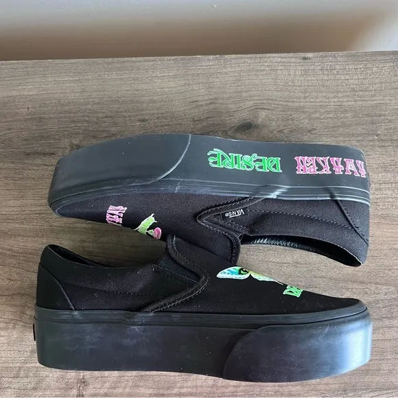 Vans Slip On Stackform Platform Awaken Desire Glow in the Dark Size 9.5 or 8