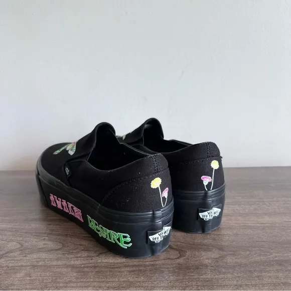 Vans Slip On Stackform Platform Awaken Desire Glow in the Dark Size 9.5 or 8