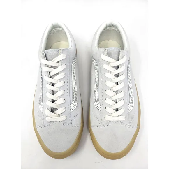 Vans Style 36 Men's Sz 8.5 Light Gray Suede Retro Skate Shoes Low Top Sneakers