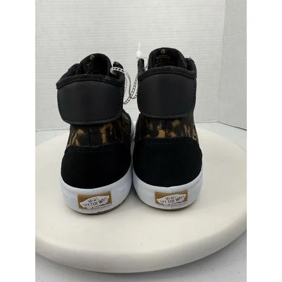 Vans The Lizzie Tortoise Black Leopard Vr3 Skate Shoes Sz 10.5 Womens Mens 9 NEW