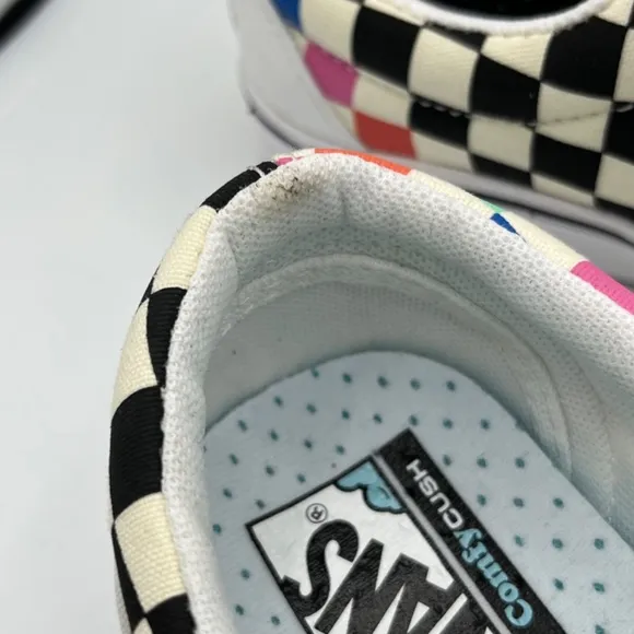 Vans Unisex Adult Skate Shoes Multicolor 721356 Checkered Lace Up M 4 W 5.5 New‎