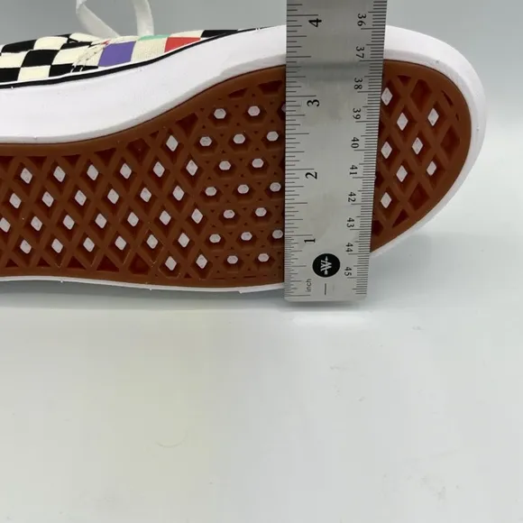 Vans Unisex Adult Skate Shoes Multicolor 721356 Checkered Lace Up M 4 W 5.5 New‎