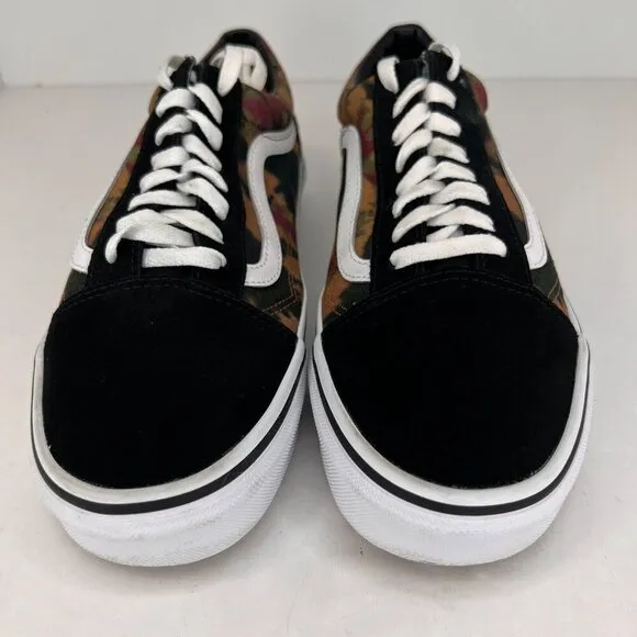 Vans Unisex  Black Tie Dye Old Skool Woodland Wash Size 9 M 10.5 W Skate Shoes
