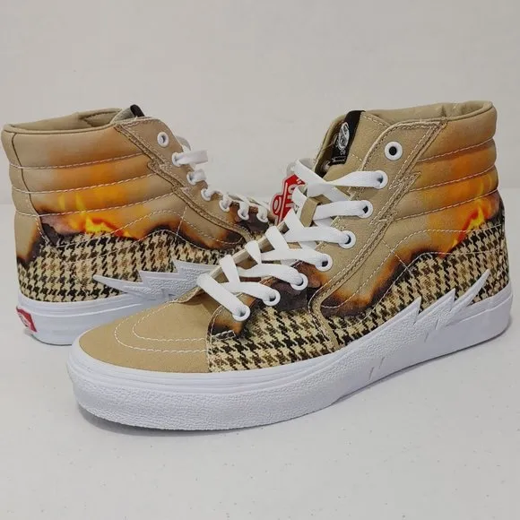 Vans UNISEX Bolt Big Reveal Sk8-Hi Shoes Sneaker Size Men's 9 / Women's …