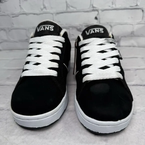 Vans Widow Mens Size 7 Mythical Tiger Fat Tongue Skate Shoes Black White Rare