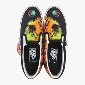 Vans Women's Classic Slip On Platform Paradoxical Tie Dye Shoes Black Size 6 New