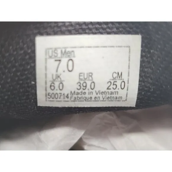 Vans Womens Slip On Skateboarding Shoes Black Leopard Print Size 7