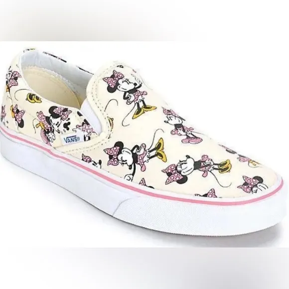 Vans x Disney ♡ Minnie Mouse Classic Slip On Shoes