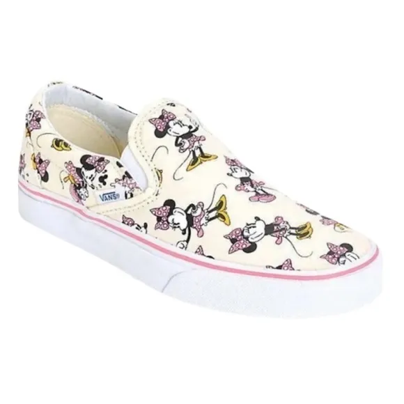 Vans x Disney ♡ Minnie Mouse Classic Slip On Shoes