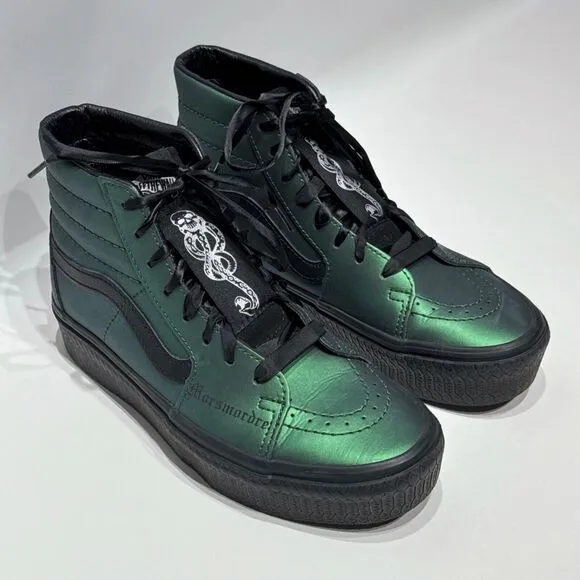Vans x Harry Potter Sk8-Hi Platform Morsmordre Dark Arts Shoes Women's Size 7