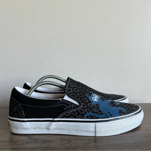 Vans X Krooked by Natas for Ray Barbee Slip On Skate Shoe Men’s Size 11.5