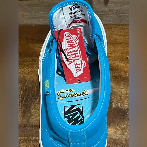 Vans x Simpson’s Chukka Pro Skate Shoes Bart Simpson VN0A4UWT0RB Men’s Size 8.5
