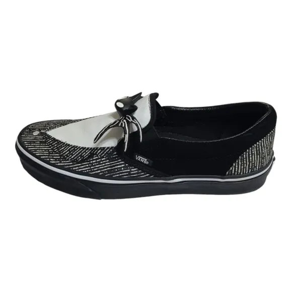 Vans x The Nightmare Before Christmas Halloween Slip On Jack Skellington Sz 10