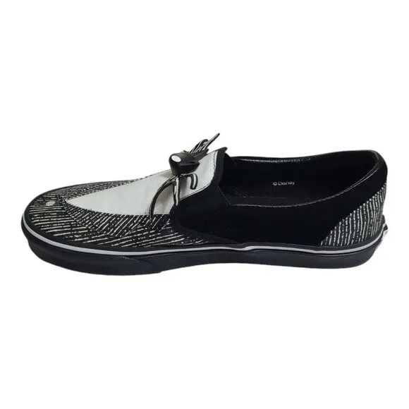 Vans x The Nightmare Before Christmas Halloween Slip On Jack Skellington Sz 10