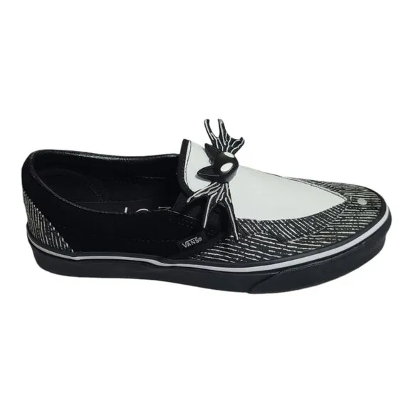 Vans x The Nightmare Before Christmas Halloween Slip On Jack Skellington Sz 10