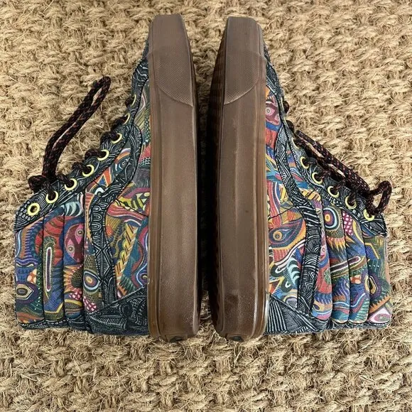Vans Zio Ziegler ZZ Art Gallery High Skate Shoes Sk8 Men's 5 / Women's 6.5
