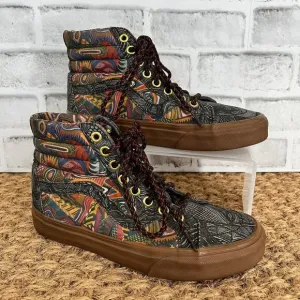 Vans Zio Ziegler ZZ Art Gallery High Skate Shoes Sk8 Men's 5 / Women's 6.5