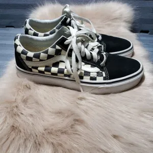 Vans old skool check blk/white skate Sneaker