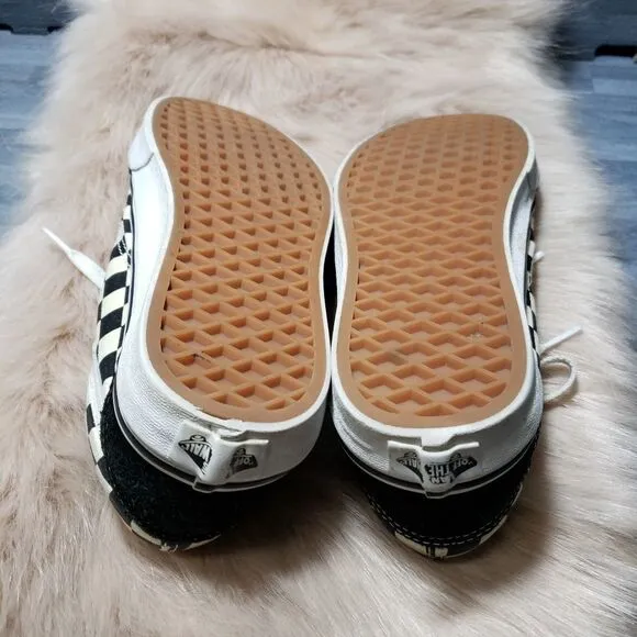 Vans old skool check blk/white skate Sneaker