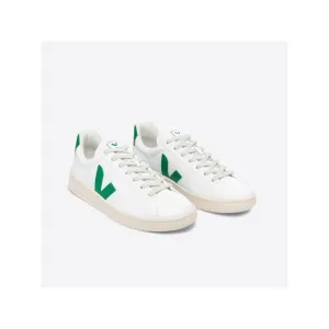 VEJA Mens White Logo Accents Padded Urca Round Toe Platform Sneakers Shoes 11.5
