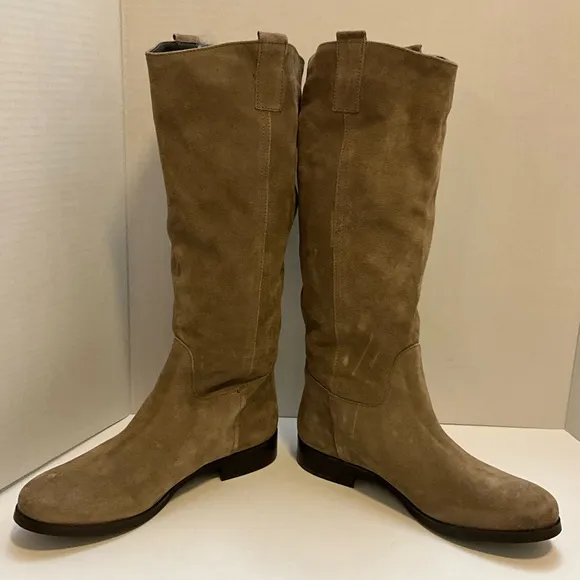 Vera Gomma Suede Taupe Boots 40