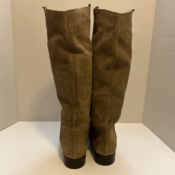 Vera Gomma Suede Taupe Boots 40