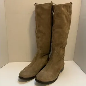 Vera Gomma Suede Taupe Boots 40