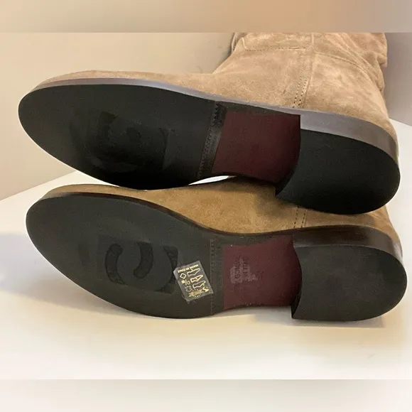 Vera Gomma Suede Taupe Boots 40