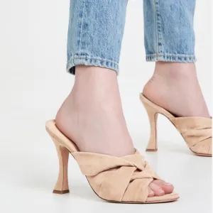 Veronica Beard Alin Woven Leather Mule‎ Sandals Size 7.5 NWT
