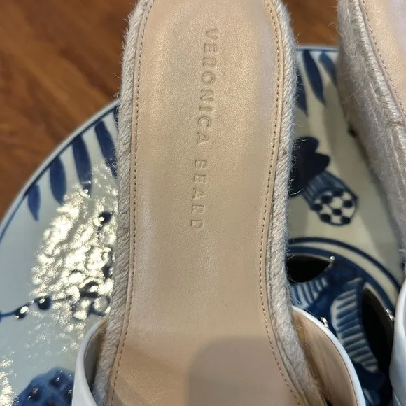 Veronica Beard Ivy Woven Wedge Espadrille Sandals