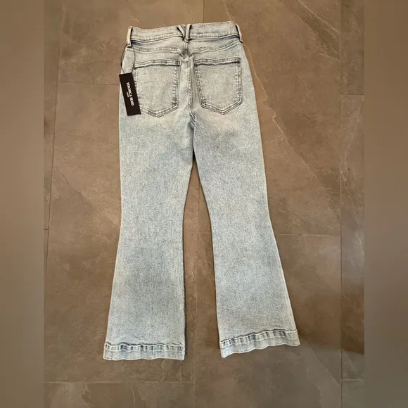 Veronica Beard NEW Carson High-Rise Ankle Flare Jeans in Pale Stone size 28 NWT